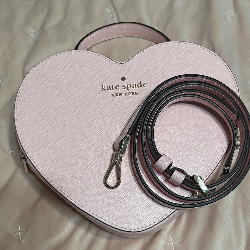 KATE SPADE Pink Heart Crossbody